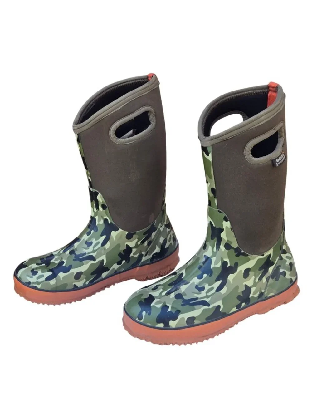 Bogs Kids Classic Camo Winter insulated Boots Camouflage Youth Size 5